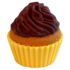 Iwako Bakery Mini Eraser: Chocolate Cupcake