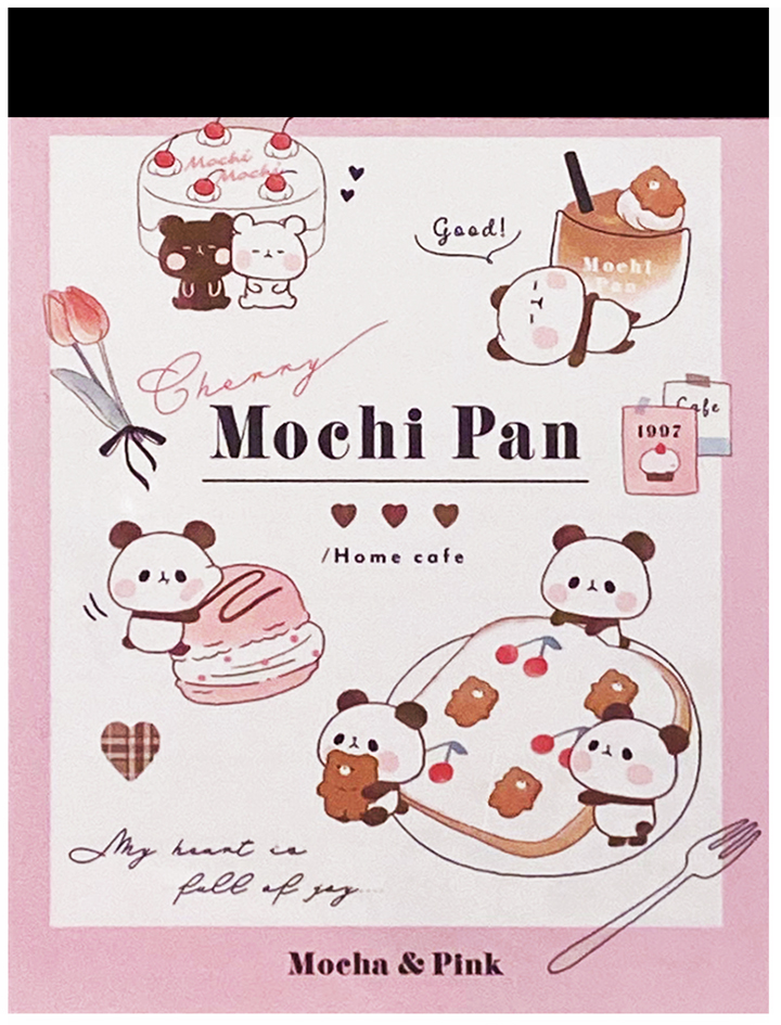 Kamio Mochi Panda Fruit Desserts Mini Memo Pad