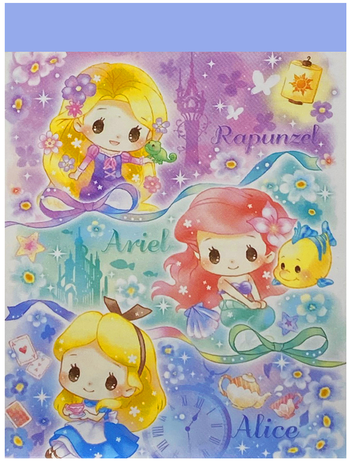 Kamio Disney Princesses Mini Memo Pad