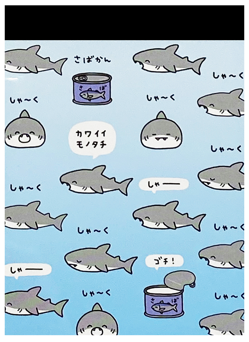 Kamio Canned Shark Mini Memo Pad