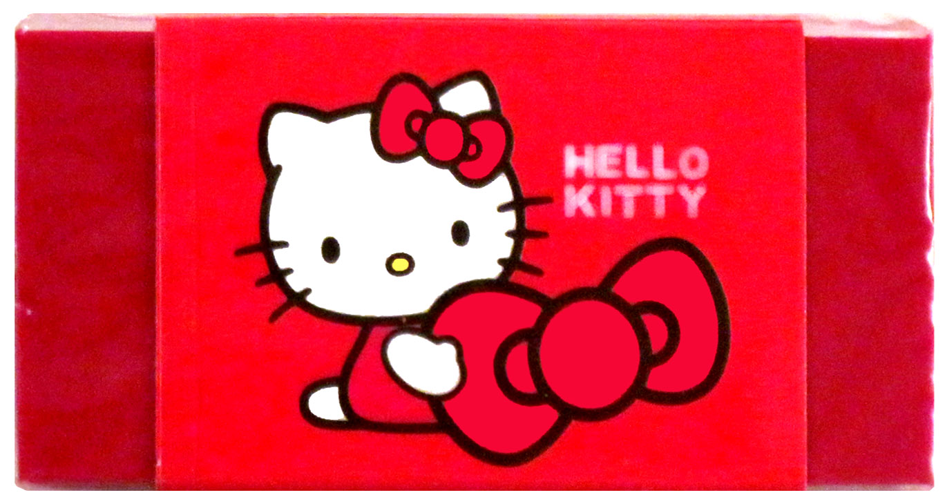 Sanrio Hello Kitty Red Bow Block Eraser