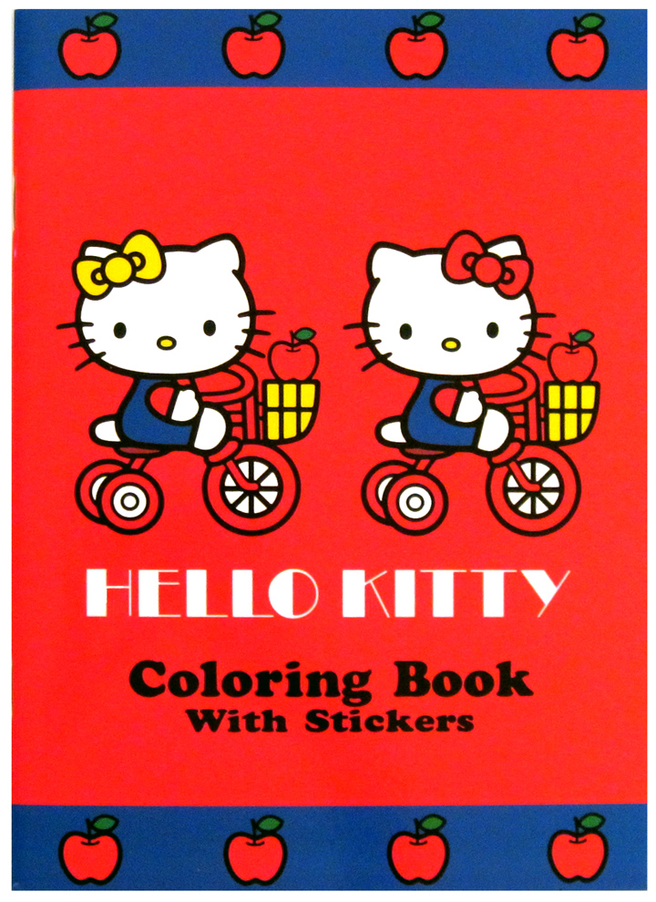Sanrio Hello Kitty Twins Coloring Book w/ Stickers