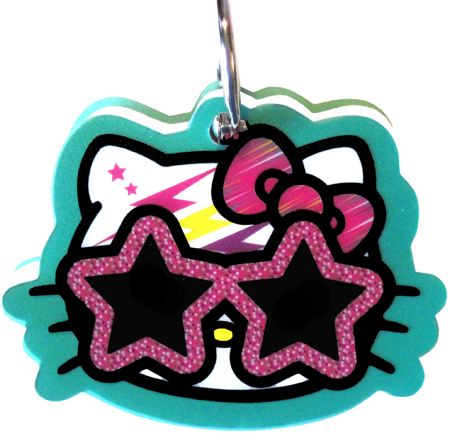 Sanrio Hello Kitty Die-Cut Memo Key Chain: Stars