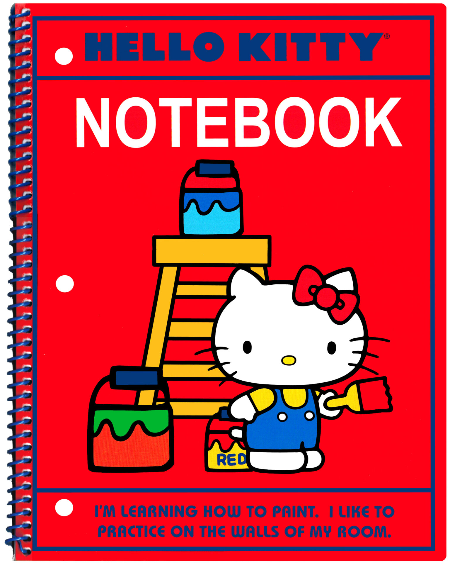 Sanrio Hello Kitty Paint Theme Notebook