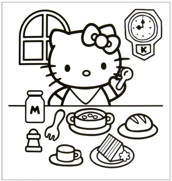 Sanrio Hello Kitty Music Coloring Book w/ Stickers - Kawaii Depot