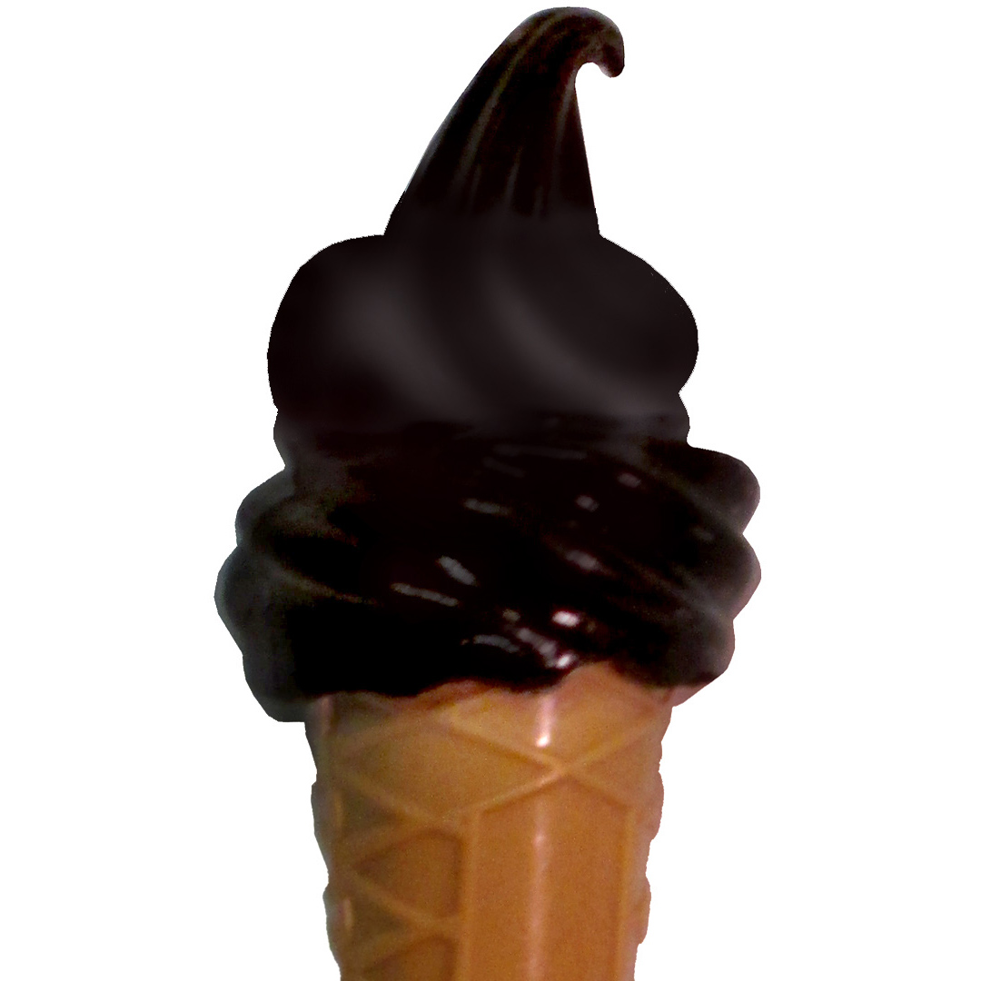 Kawaii Ice Cream Cone Pen: Chocolate
