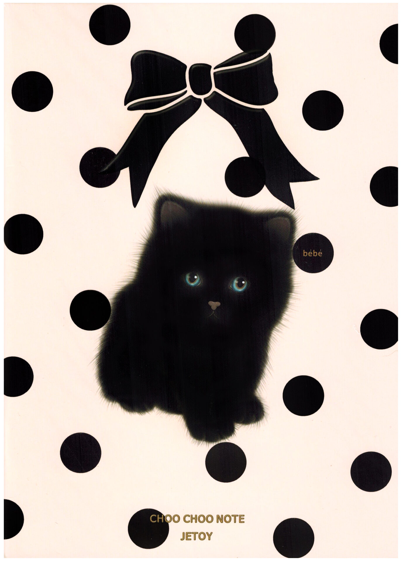 Jetoy Choo Choo Cat Mini Notebook: Bebe