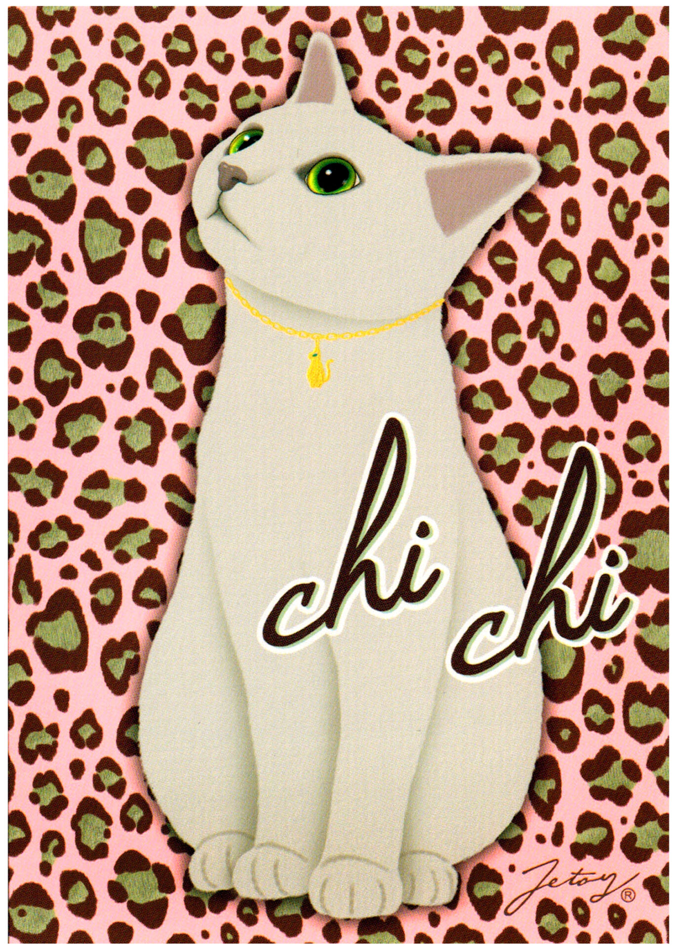 Jetoy Choo Choo Cat Postcard: Chi Chi