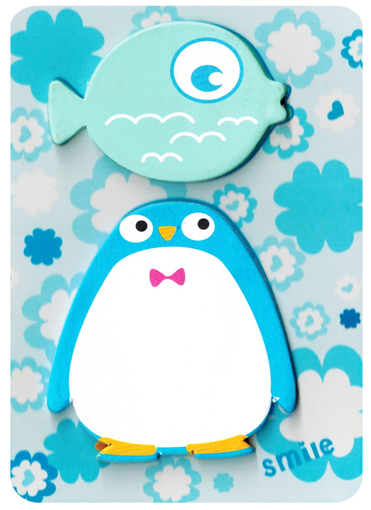 Happy Everyday Kawaii Sticky Memo Pads: Penguin