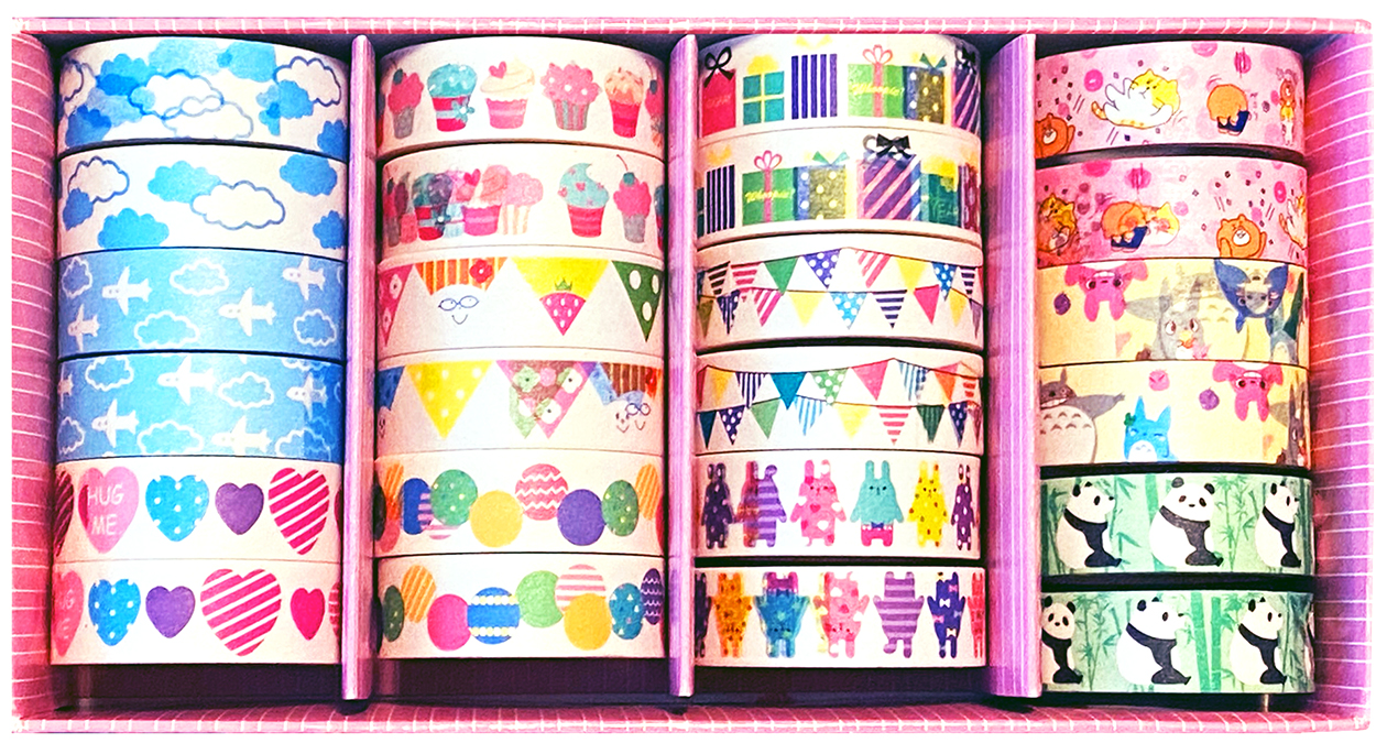 Kawaii Cute Colors Washi Tape