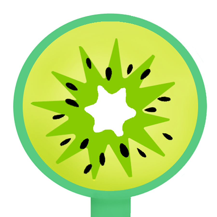 Kawaii Pastel Fruit Topper Gel Pen: Kiwi