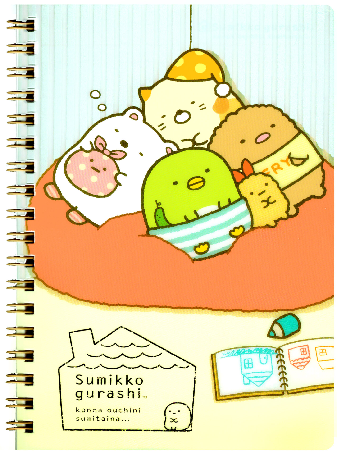 San-x Sumikko Gurashi Home B6 Spiral Notebook