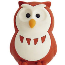 Iwako owl brown