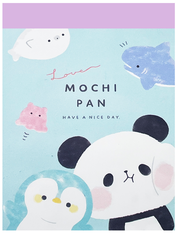 Kamio Mochi Pan Ocean Friends Mini Memo Pad