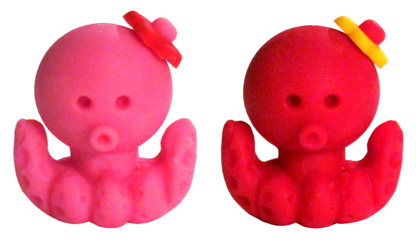 Dream Octopus Friends Mini Erasers: Pink & Red