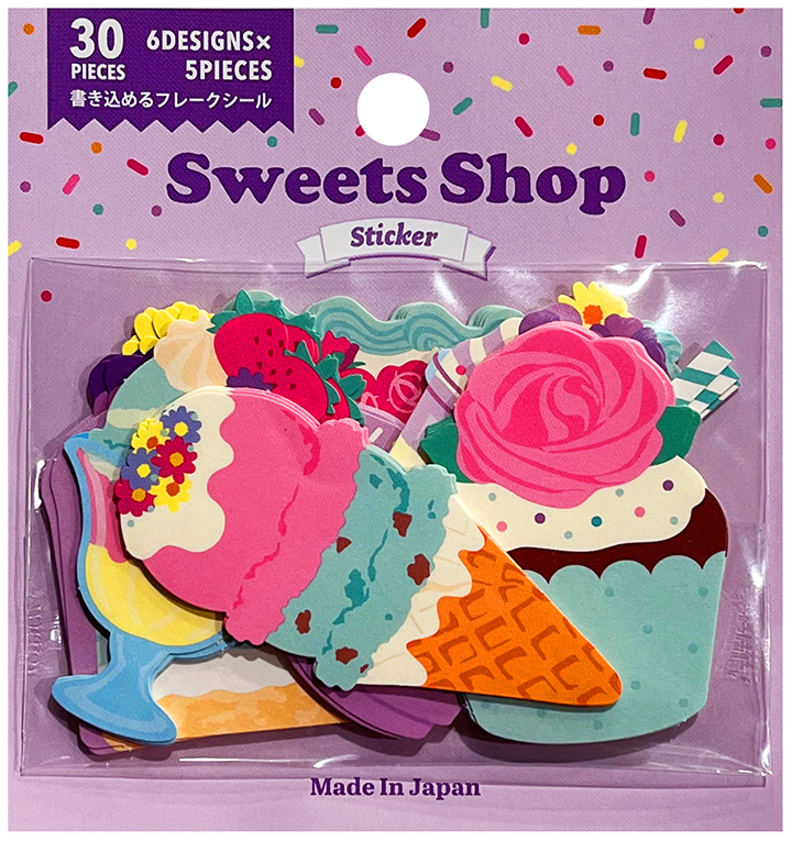 Gaia Sweets Shop Cake & Cream Die-Cut Sticker Sack