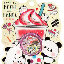 Kamio Happy Mochi Panda Die-Cut Sticker Sack