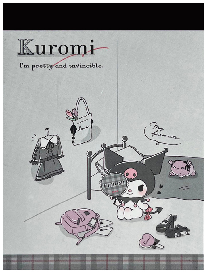 Sanrio Kuromi Bedroom Big Mini Memo Pad