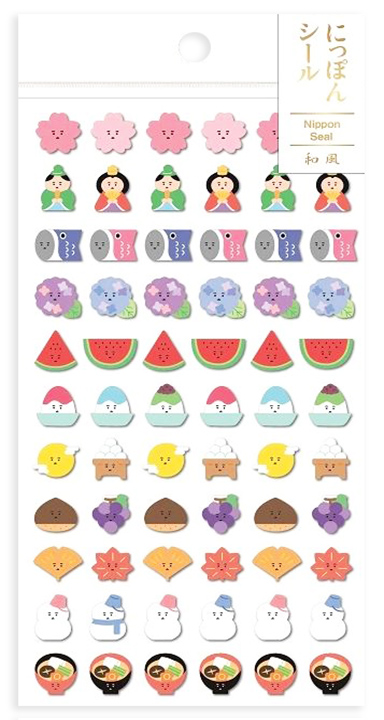 Mind Wave Nippon Seal Seasons Sticker Sheet