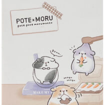 Kamio Snoopy mini memo pad cafe black