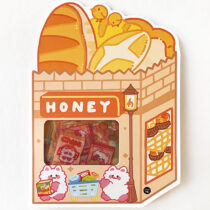 deco sticker-honey