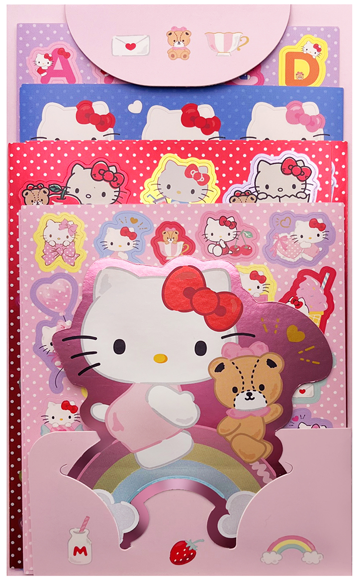 Sanrio Hello Kitty Rainbow Jumbo Sticker Set