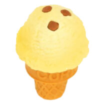 ice cream-yellow
