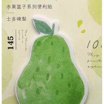 Kawaii Fruit Sticky Memo: Pear