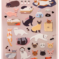 Suatelier Lounging Cats Die-Cut Sticker Sheet