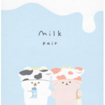 Crux Milk Pair Cow Twins Mini Memo Pad