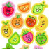 Kawaii Cute Fruit Die-Cut Sticker Sheet