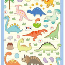 Nekoni Dinosaur World Puffy Sticker Sheet