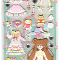 Nekoni Dress-Up Princess Puffy Sticker Sheet
