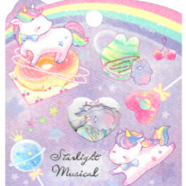 Crux Starlight Musical Unicorn Die-Cut Sticker Sack