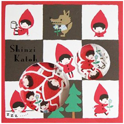 Shinzi Katoh Red Hood Life Sticker Sack