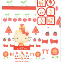 Sanrio Hello Kitty Cherries Letter Set w/ Stickers