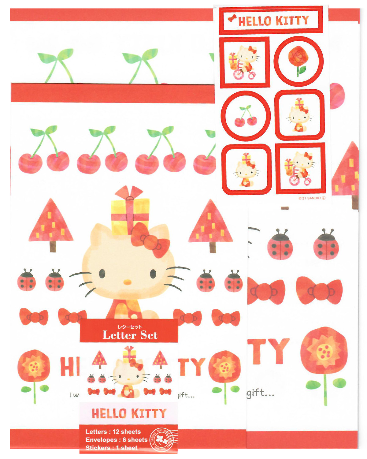 Sanrio Characters Paper and Sticker Set (Fancy Shop Series)