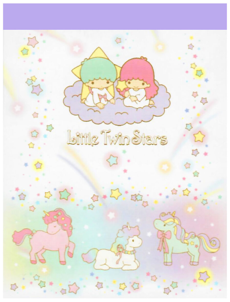 Sanrio Little Twin Stars Unicorns Big Mini Memo Pad