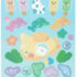 Bear & Bunnies Jumbo Planner Sticker Sheets: Summer Island
