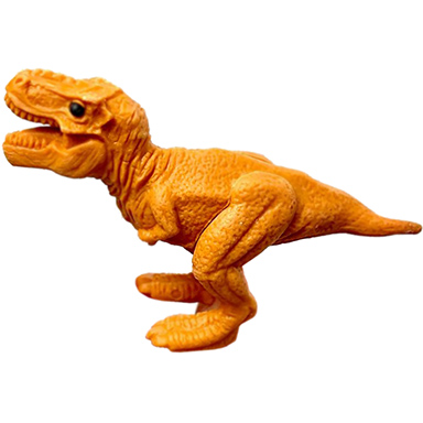 Iwako Dinosaur Mini Eraser: Brown T-Rex