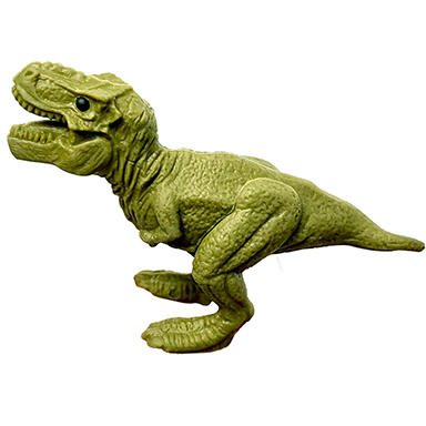 Iwako Dinosaur Mini Eraser: Green T-Rex