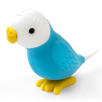 Iwako Birds Family Mini Eraser: Blue Parakeet