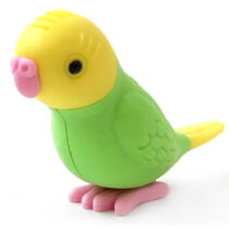 Iwako Birds Family Mini Eraser: Green Parakeet