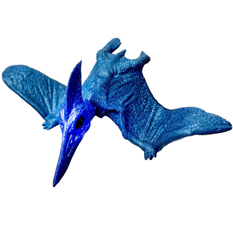 Iwako Dinosaur Mini Eraser: Blue Teradactyl