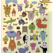 Sonia Animal Friends Epoxy Jewel Sticker Sheet