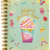 Amifa Magical Summer Land Spiral Notebook