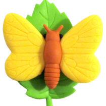 Iwako Butterfly Mini Eraser: Yellow