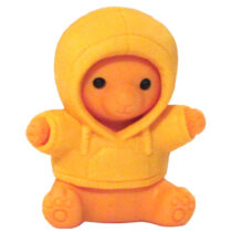Iwako Teddy Bear in Parka Mini Eraser: Yellow