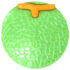 Iwako Fruit Plastic Note Clip: Melon
