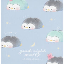 Kamio Good Night Moffy Penguins Mini Memo Pad